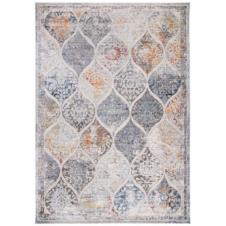 Safavieh History Power Loomed Rectangle Area RugGrey & Gold 8 x 10 ft. HIS571F-8